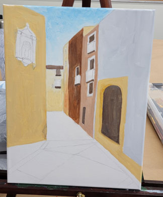 perspective painting studentwork1B