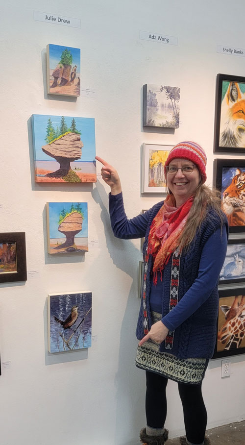 JulieDrew at 12 days of Christmas Naess Gallery 2024