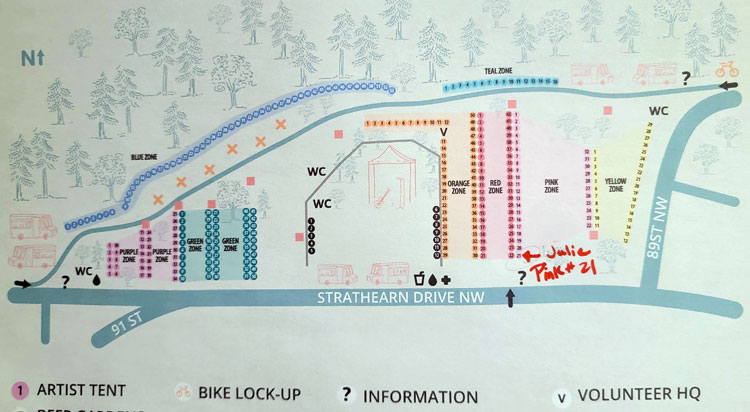 Strathearn Art Walk location pink zone 21