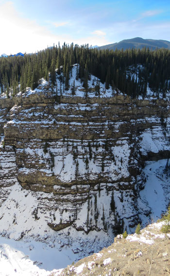 canyon wall Crescent Falls