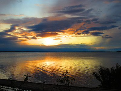 Pigeon Lake Sunset