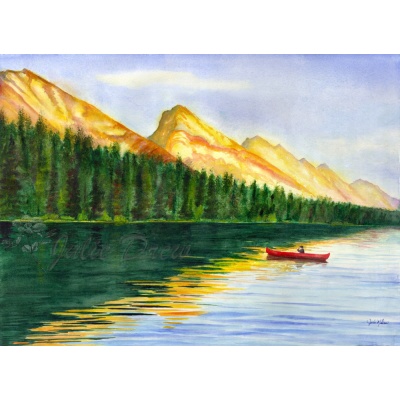 Calm Waters, Honeymoon Lake, Jasper