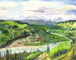 Ghost River 2,  Watercolor