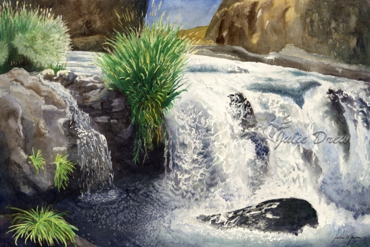 Living Water, Watercolor, Living Water Series